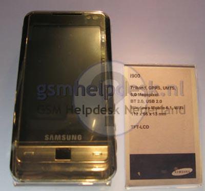 Samsung i900, L870, U800 dévoilés i900