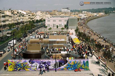 Spot : le skatepark des quais à Bordeaux (33) Spot : le skatepark des quais à Bordeaux (33)