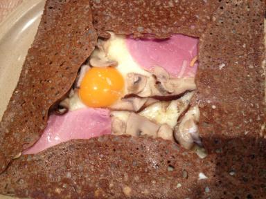 Breizh Café, La meilleure Crêperie de Paris Galette complète champignons