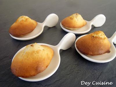 Madeleines coeur praliné Madeleines coeur praliné