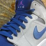 Air Jordan 1 GS Grape Air Jordan 1 Retro Mid Matte Silver Laser Purple