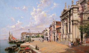 M. Ocaña : Venecia (50x81cm) Exposition M. Ocaña à la Puerta de Alcalá