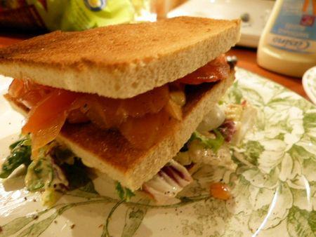 Club sandwich au saumon fumé club sandwich 004