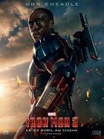 Affiche du film Iron Man 3 : Don Cheadle - IRON PATRIOT Iron-Man-3-Affiche-Officielle-France-Don-Cheadle-IRON-PATRIOT