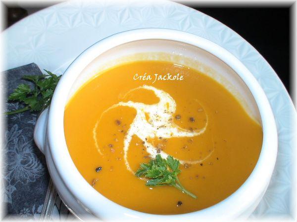 Velouté de patate douce et pois chiches Patates douces et pois chiches en velouté