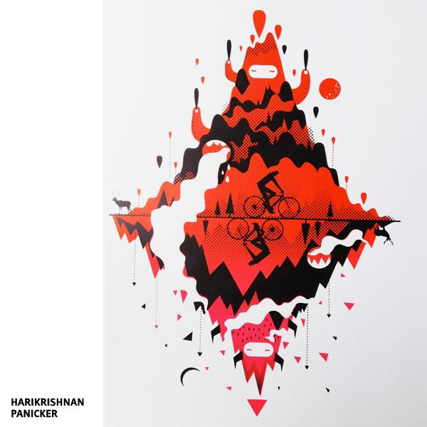 Posterize #5 : Bike posters 2/2 This Way Up par Harikrishnan Panicker