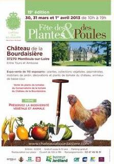 19éme Fête des plantes et des poules au Château de la Bourdaisière