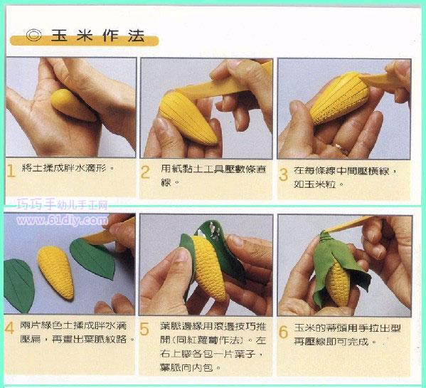 Tuto fimo : Création d’épis de maïs tuto_mais4