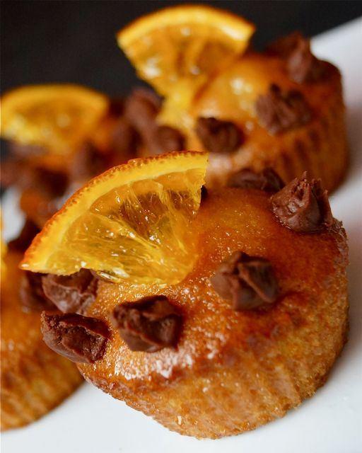 Cake ou muffins au whisky, ganache au chocolat et oranges confites Cake ou muffins au whisky, ganache au chocolat et oranges confites - 5