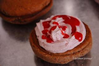 Whoopies Nutella / framboises Whoopies Nutella / framboises