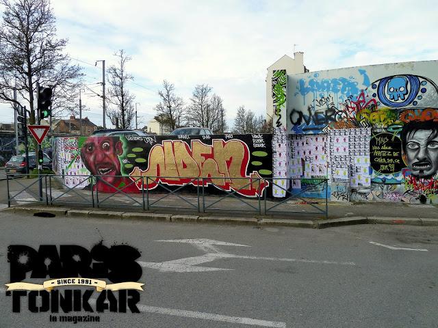 Mur à Rennes avec Joen, Avery et Tarek