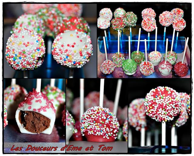 Cake pops façon fondant au chocolat Cake pops façon fondant au chocolat