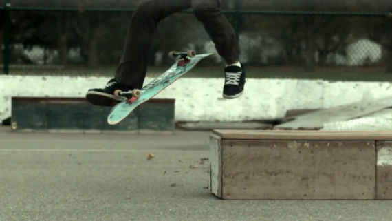 WTF skateboarding tricks part 2 (1000fps slow motion)