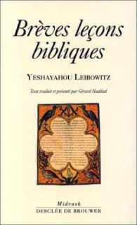Parcours de lecture Yeshayahou Leibowitz