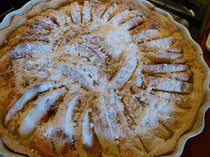 Tarte aux pommes à la frangipane tarte aux pommes 012