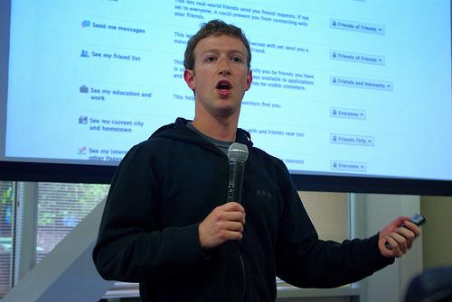 fondateur et PDG de Facebook: Mark Zuckerberg