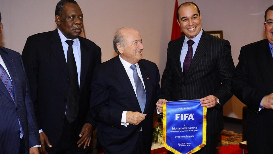 Joseph Blatter à Marrakech