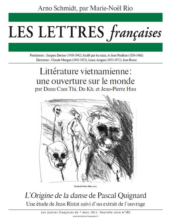 N°102 - Les Lettres Françaises du 7 mars 2013