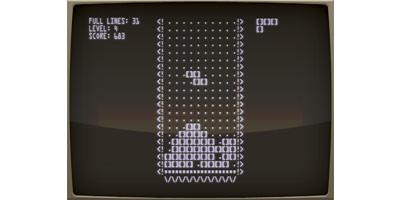 Les jeux vidéo entrent au musée (2/2) : le MoMa choisit l’angle du design interactif Tetris. 1984. Alexey Pajitnov