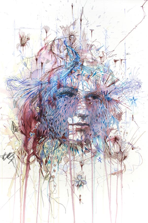 Les SUBLIMES travaux de Carne Griffiths réalisés à base d’alcool 08c5fa64e562da5b959f31055360f6c3