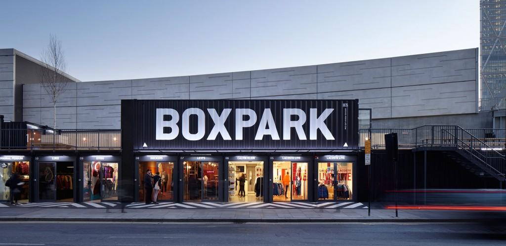 retail intelligence_boxpark Le retail évolue: les centres commerciaux pop-up s’installent dans les principales villes d’Europe.