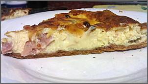 Quiche Lorraine a ma façon!! unes part de quiche