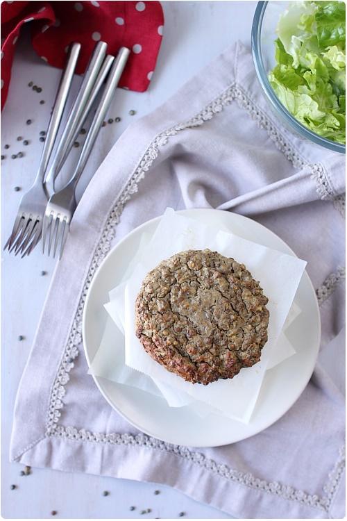 Galettes de lentilles vertes Galettes de lentilles vertes