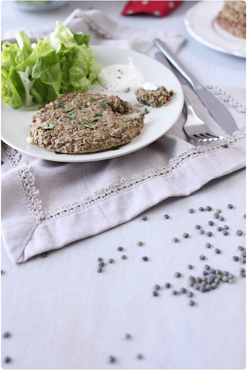 Galettes de lentilles vertes Galettes de lentilles vertes