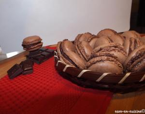 Macarons tout chocolat macaron choc