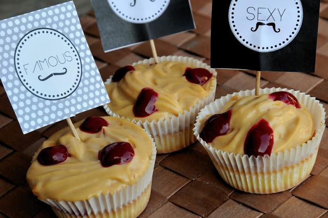 Cupcake turron-Framboise Cupcake turron-Framboise