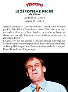 FABRICE COLOMBERO OU LE ZEROTIEME DEGRÉ zerotieme-2012