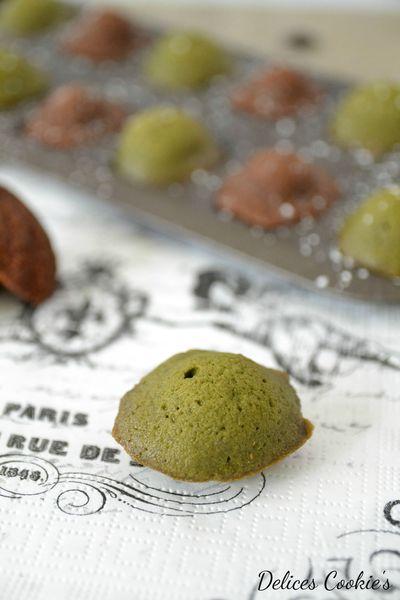 Madeleinettes au café & thé Matcha madeleines café thé matcha 3