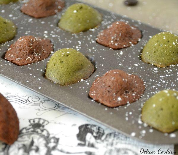 Madeleinettes au café & thé Matcha madeleines café thé matcha 4