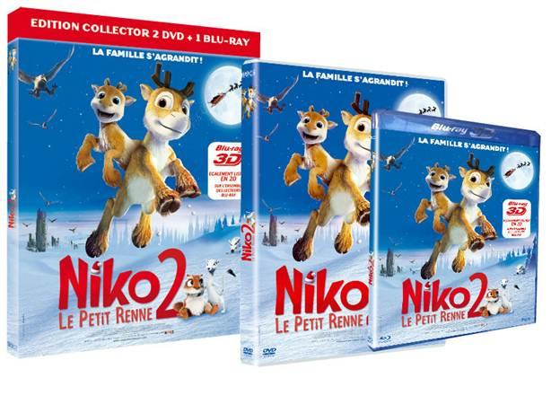 Niko Le Petit Renne 2 En DVD, Blu-Ray, version Collector et VOD le 28 Mars – Découvrez le making-of pour les petits et le livret d’activités !‏