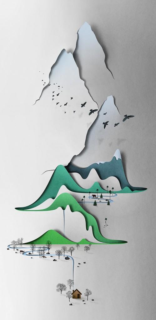 Découvrez le talentueux travail d’Eiko Ojala Eiko Ojala - Vertical Landscape