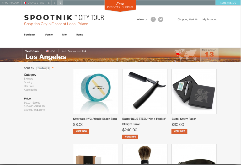 Spootnik : une nouvelle vision du social shopping Capture d’écran 2013-03-15 à 11.50.09