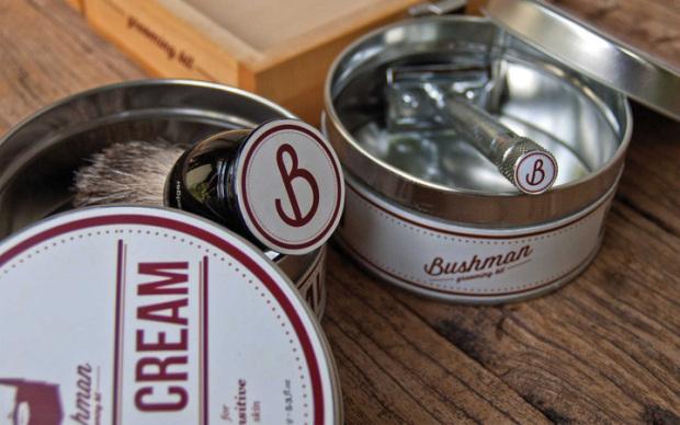 4 Bushman Grooming Kit branding by Nick Johnston on CharliEstine.net