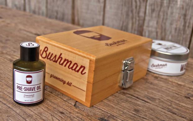 5 Bushman Grooming Kit branding by Nick Johnston on CharliEstine.net