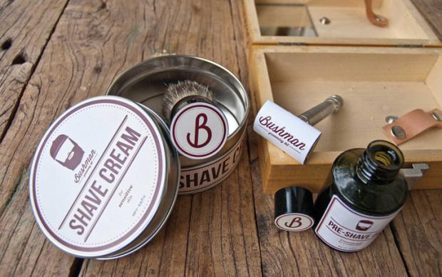2 Bushman Grooming Kit branding by Nick Johnston on CharliEstine.net
