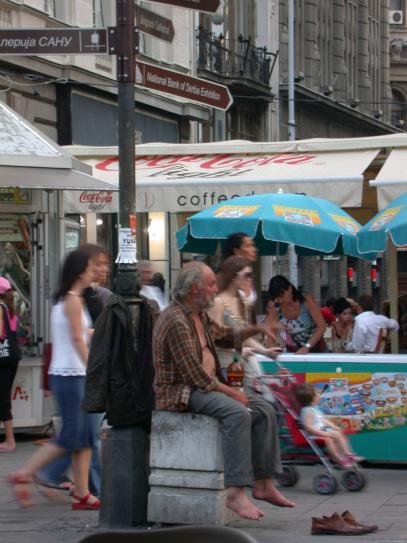Belgrade en 10 photos Contraste rue Knez Mihailova - Belgrade, Serbie
