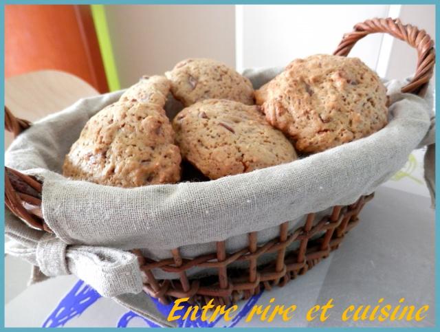 Cookies crunchy moelleux au chocolat éclats de caramel Hebergeur d'image