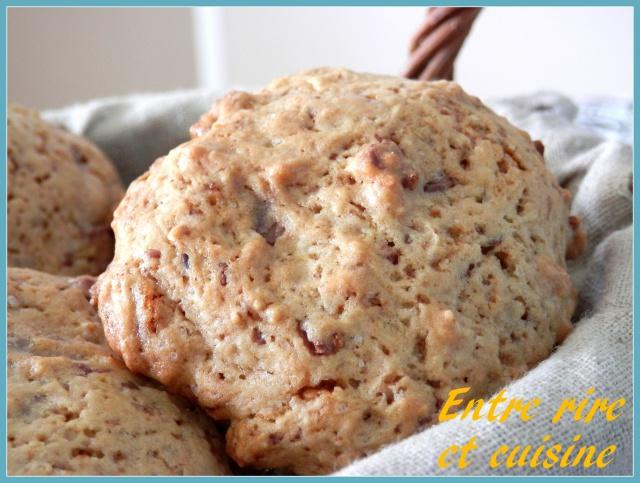 Cookies crunchy moelleux au chocolat éclats de caramel Hebergeur d'image