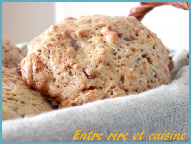 Cookies crunchy moelleux au chocolat éclats de caramel Hebergeur d'image