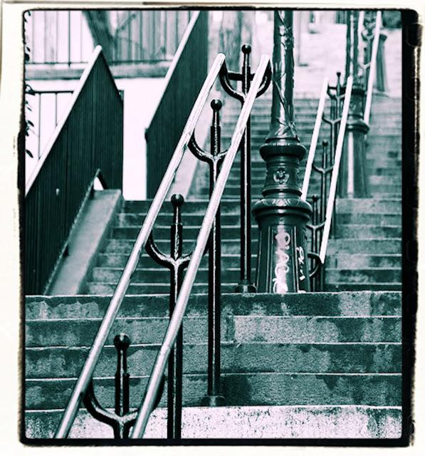 Montmartre les escaliers Paris