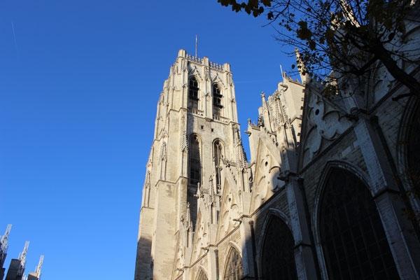 voyage,bruxelles,belgique,cathédrale saint michel et sainte gudule,église sainte catherine,art nouveau