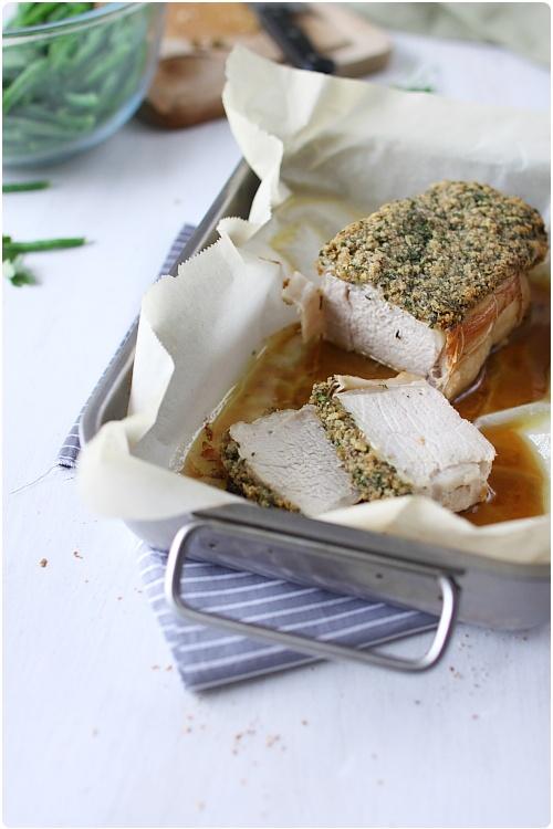 Rôti de porc en croûte dherbes Rôti de porc en croûte dherbes