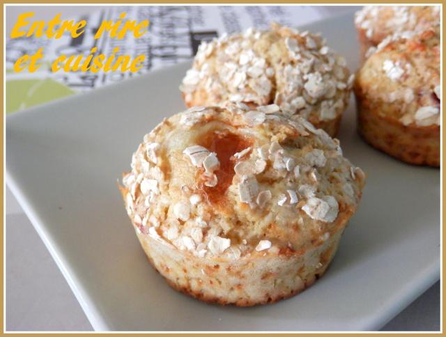Muffins abricots-raisins secs et flocons d'avoine Hebergeur d'image