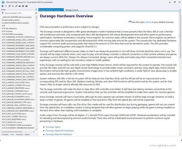 Xbox 720 : Le plein d’infos sur le logiciel Durango XDK Xbox 720