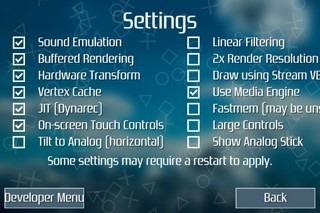 PPSSPP iOS Settings