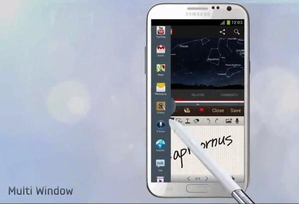 Top 5 : les fonctionnalités « révolutionnaires » inutiles sur les smartphones galaxy-note-2-mutliwindow